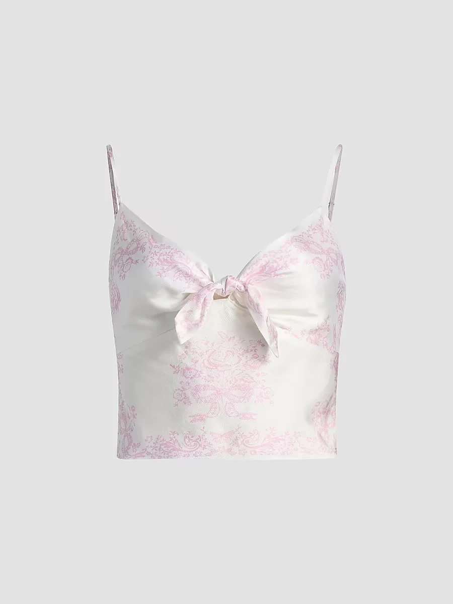 Emeraine Printed Top by LoveShackFancy