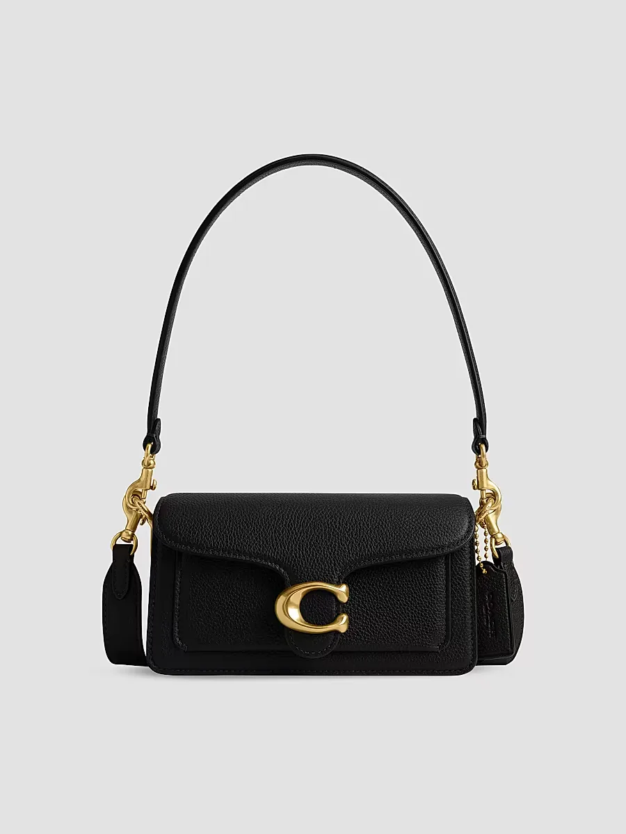 Pebbled Leather Tabby Shoulder Bag 20 by Coach