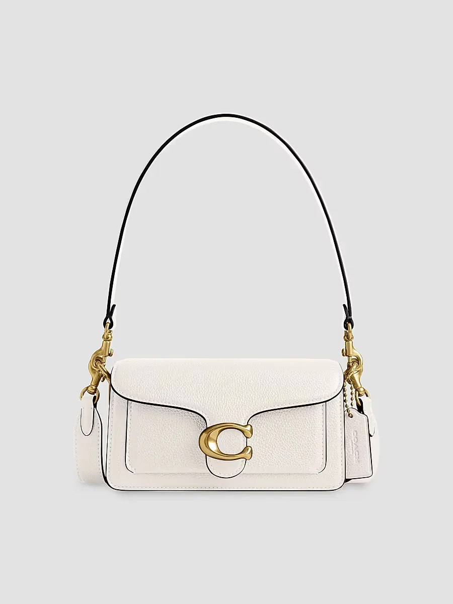 Pebbled Leather Tabby Shoulder Bag 20