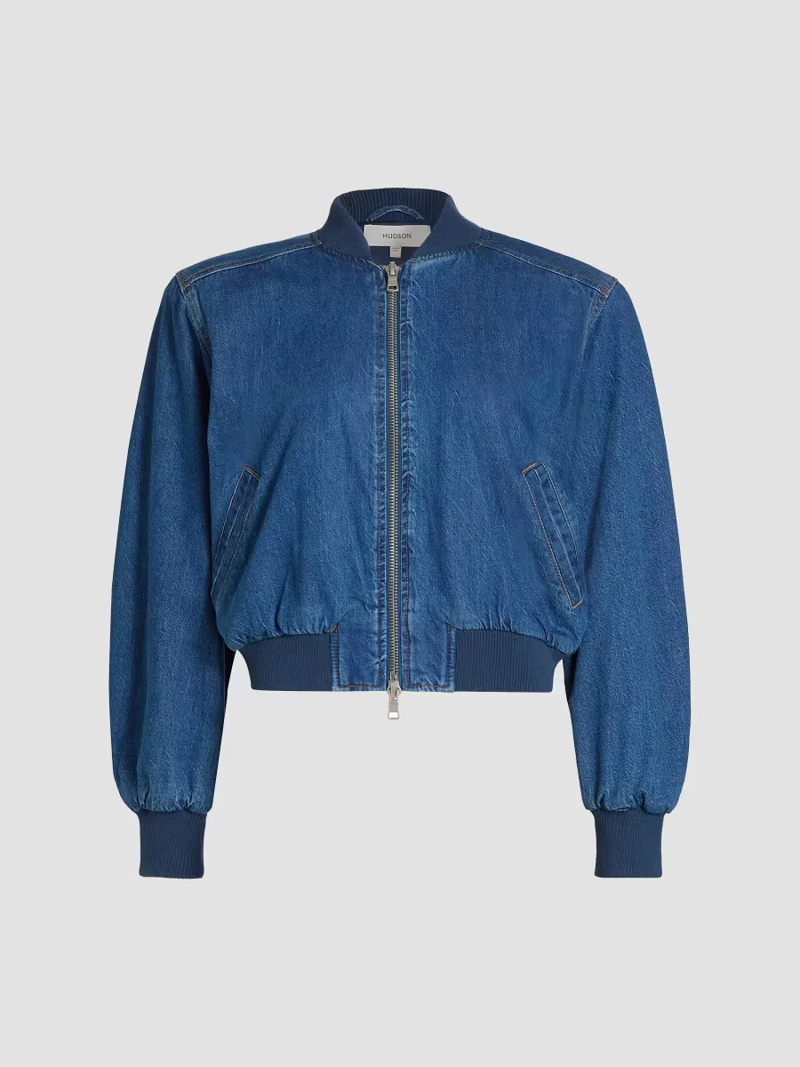 Denim Bomber Jacket by Hudson Jeans