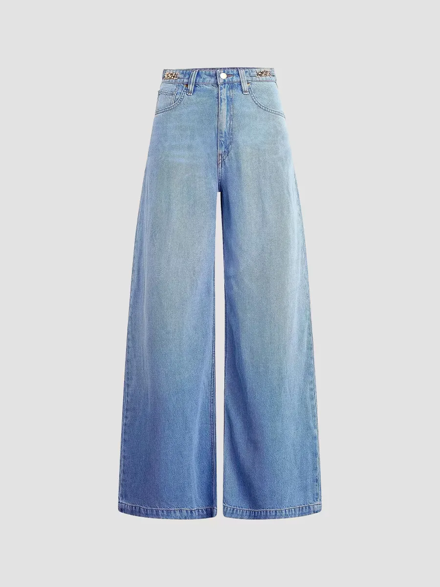 James High-Rise Wide-Leg Jeans by Hudson Jeans