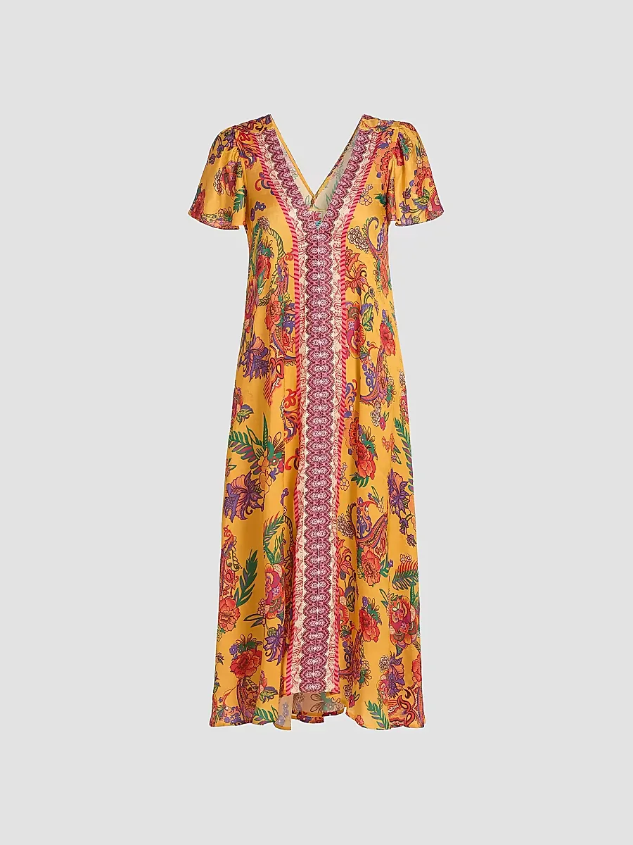 Eva Midi-Dress by Johnny Was