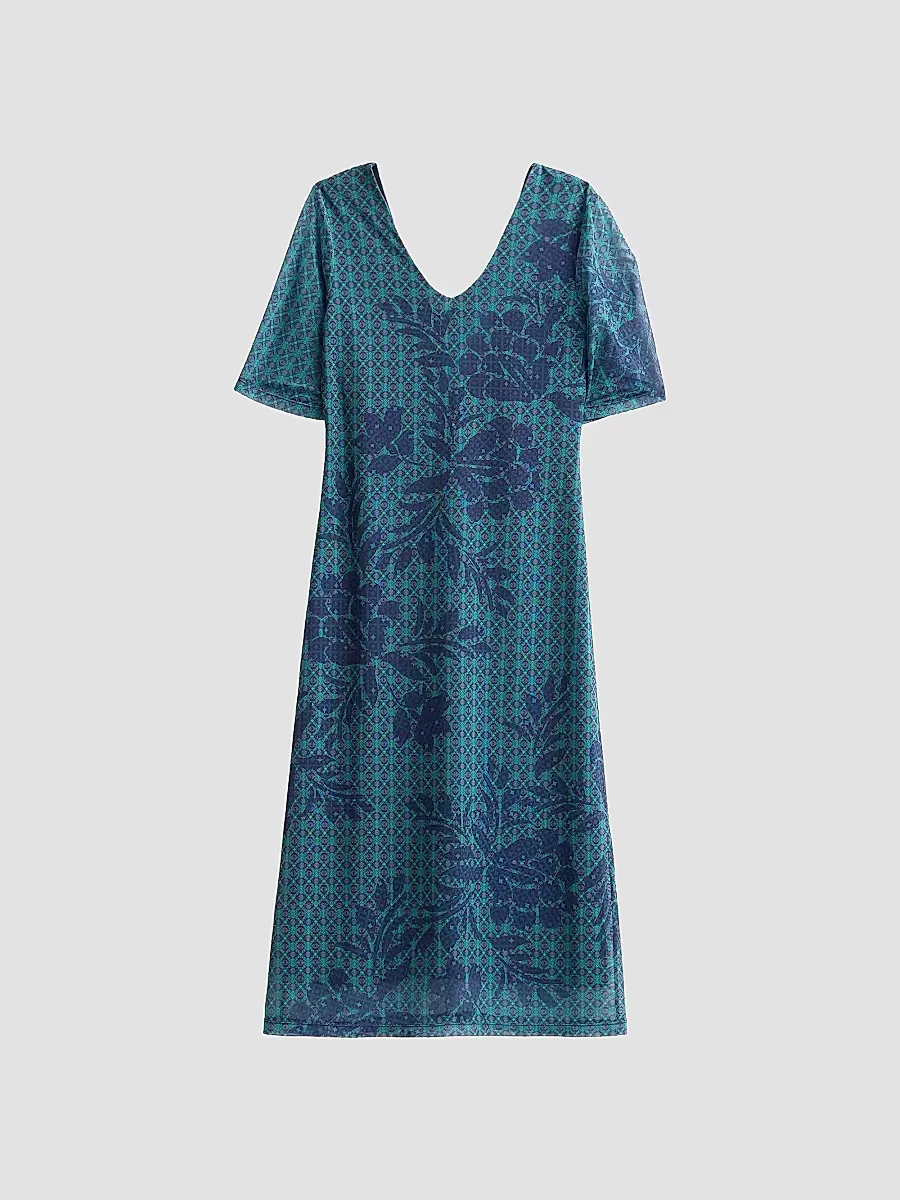 Floral Geometric Mini Dress by Johnny Was