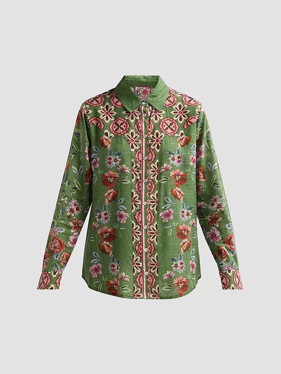Vintage Western Shirt by Johnny Was