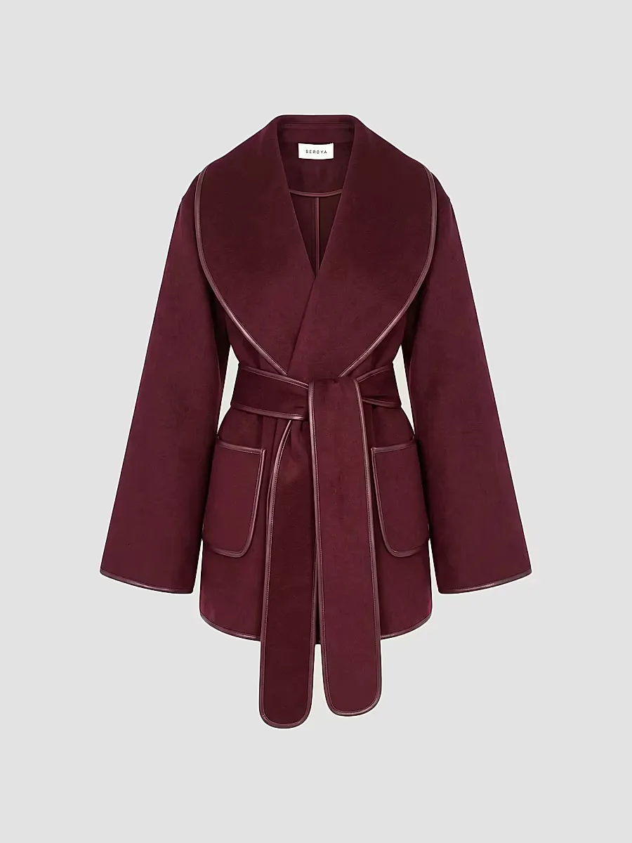 Dulcetta Wool-Blend Coat by SEROYA