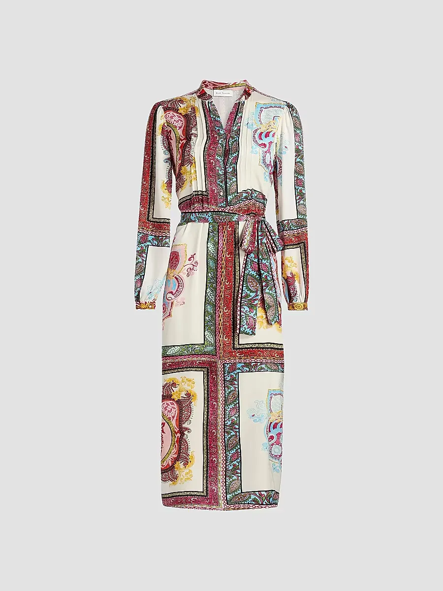 The Mila Kaleidoscope Midi-Dress