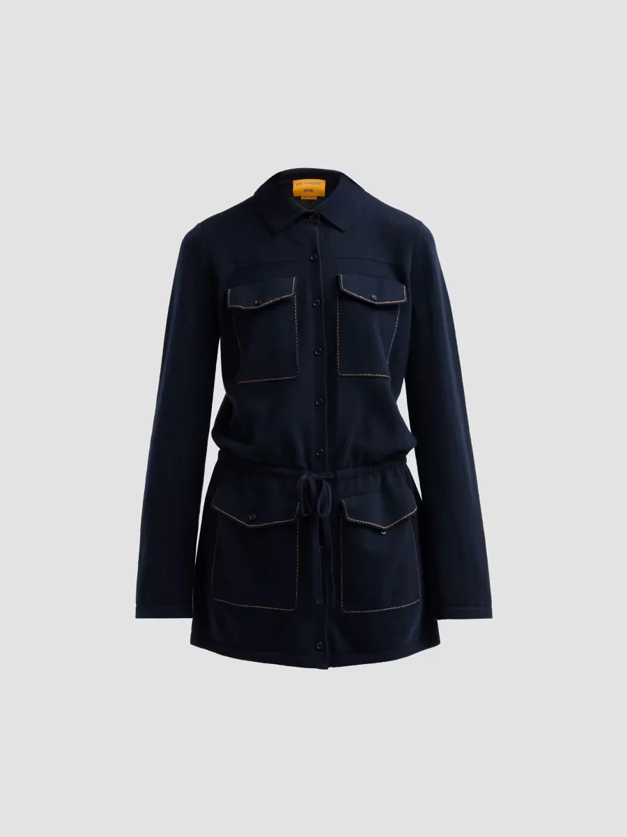 Industry Cashmere Drawstring Mini Dress by Guest in Residence