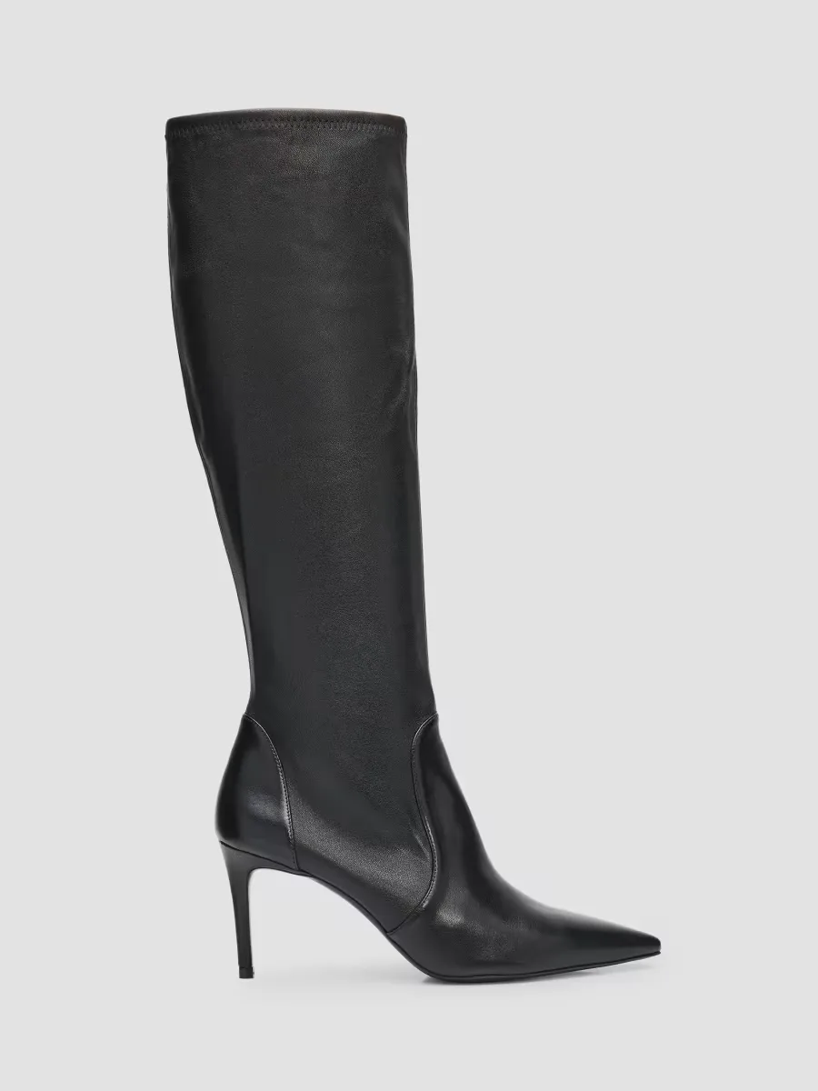 Stuart 75MM Leather Power Boots by Stuart Weitzman