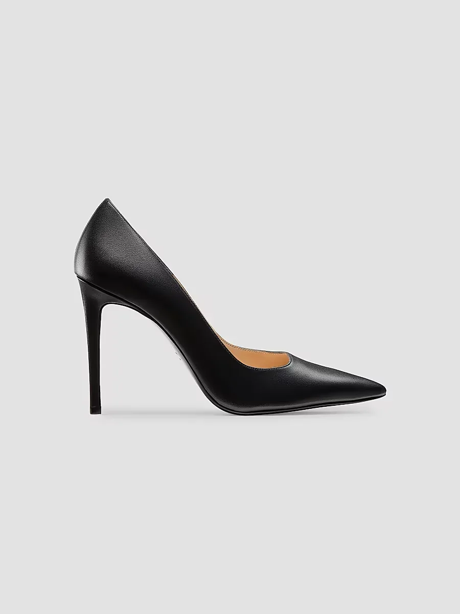 Stuart Power 100MM Leather Pumps