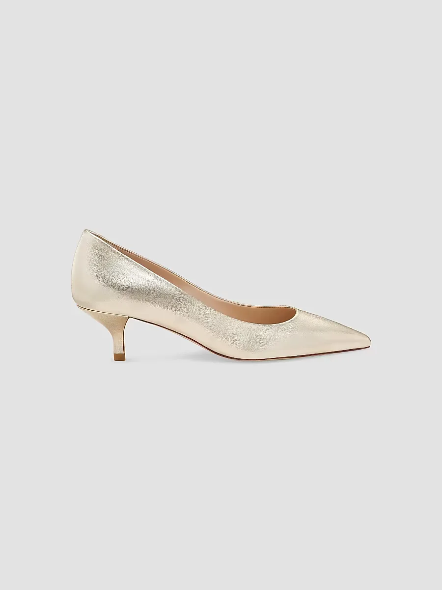 Power 50MM Leather Pumps by Stuart Weitzman