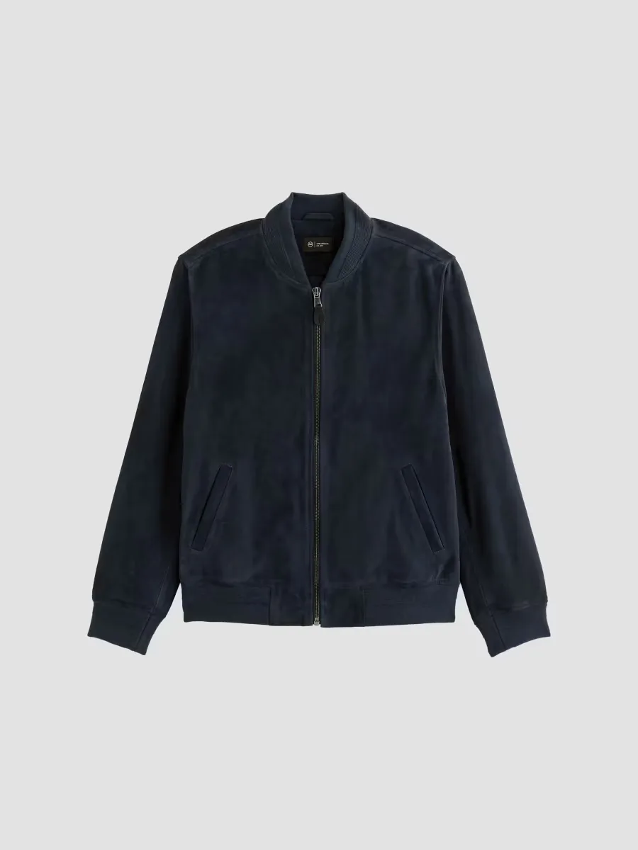 Dayton Suede Bomber Jacket by AG