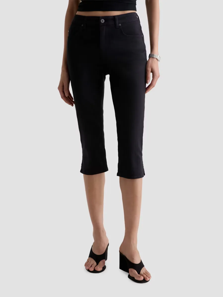 Maisie Split-Cuff Capri Jeans by AG