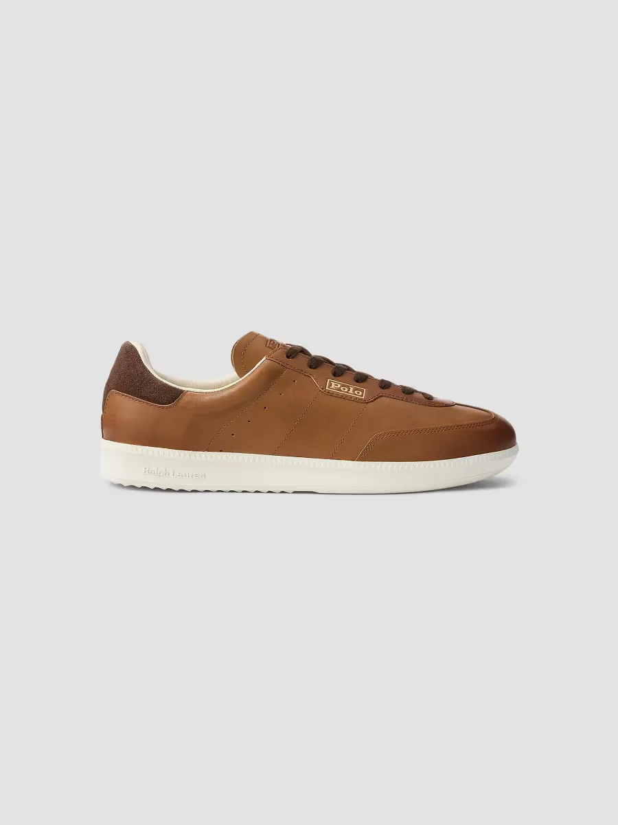 Field Court 200 Leather Low-Top Sneakers by Polo Ralph Lauren