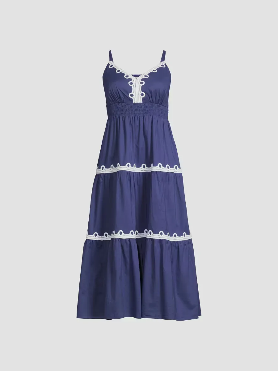 Zanna Cotton Embroidered Midi-Dress by Lilly Pulitzer