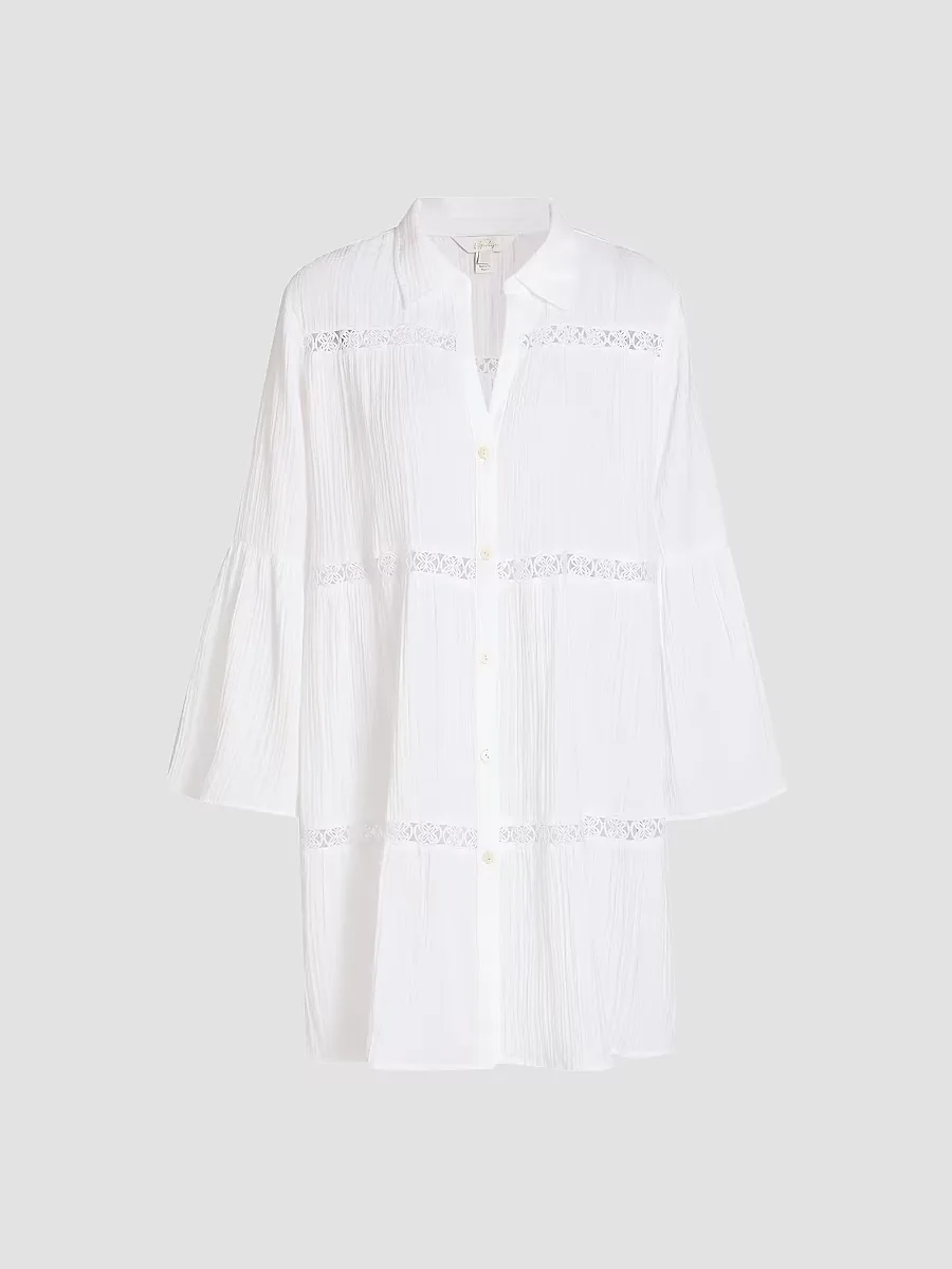 Elspeth Tiered Cotton Cover-Up by Lilly Pulitzer