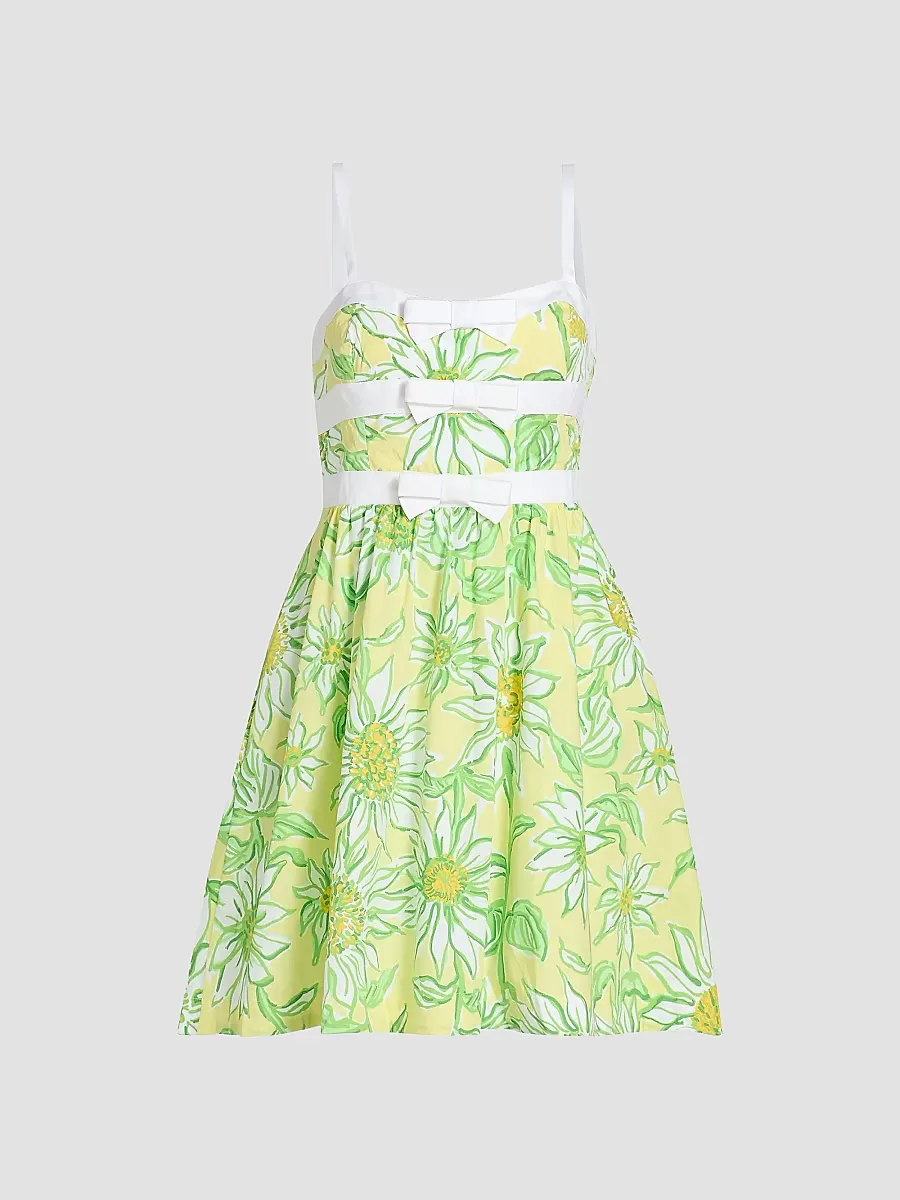 Cheri Floral A-Line Sleeveless Minidress by Lilly Pulitzer