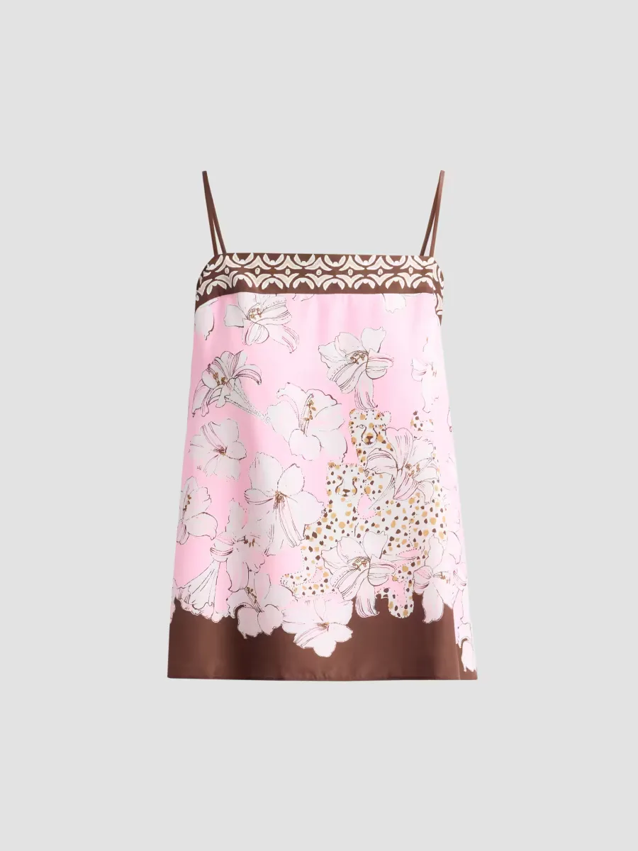 Jesslyn Satin Top by Lilly Pulitzer