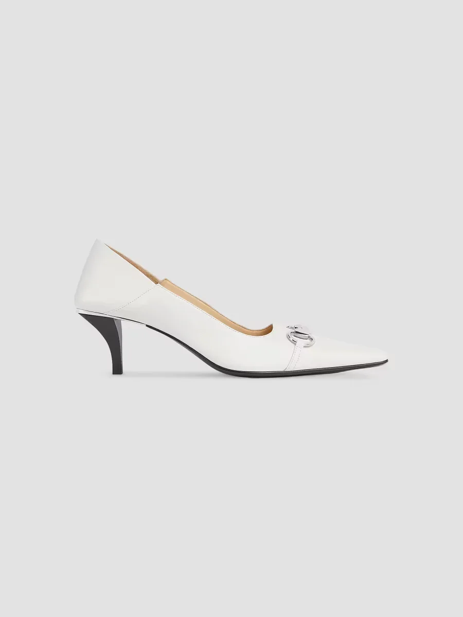 La Famiglia Neo 55MM Horsebit Leather Pumps by Gucci