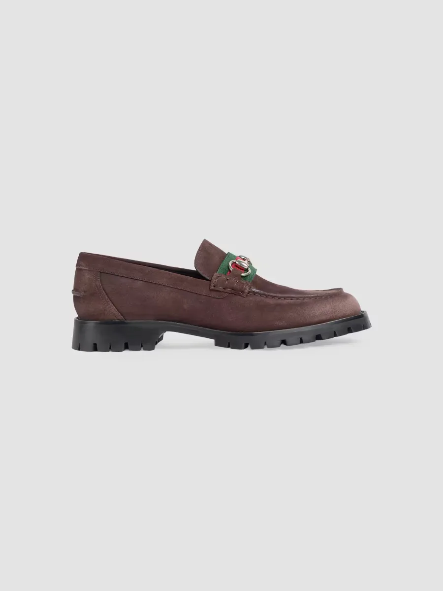 Sylke Horsebit Suede & Lug Sole Loafers