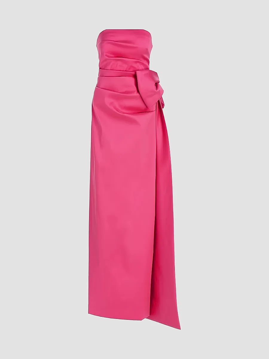 Strapless Bow Gown by Teri Jon