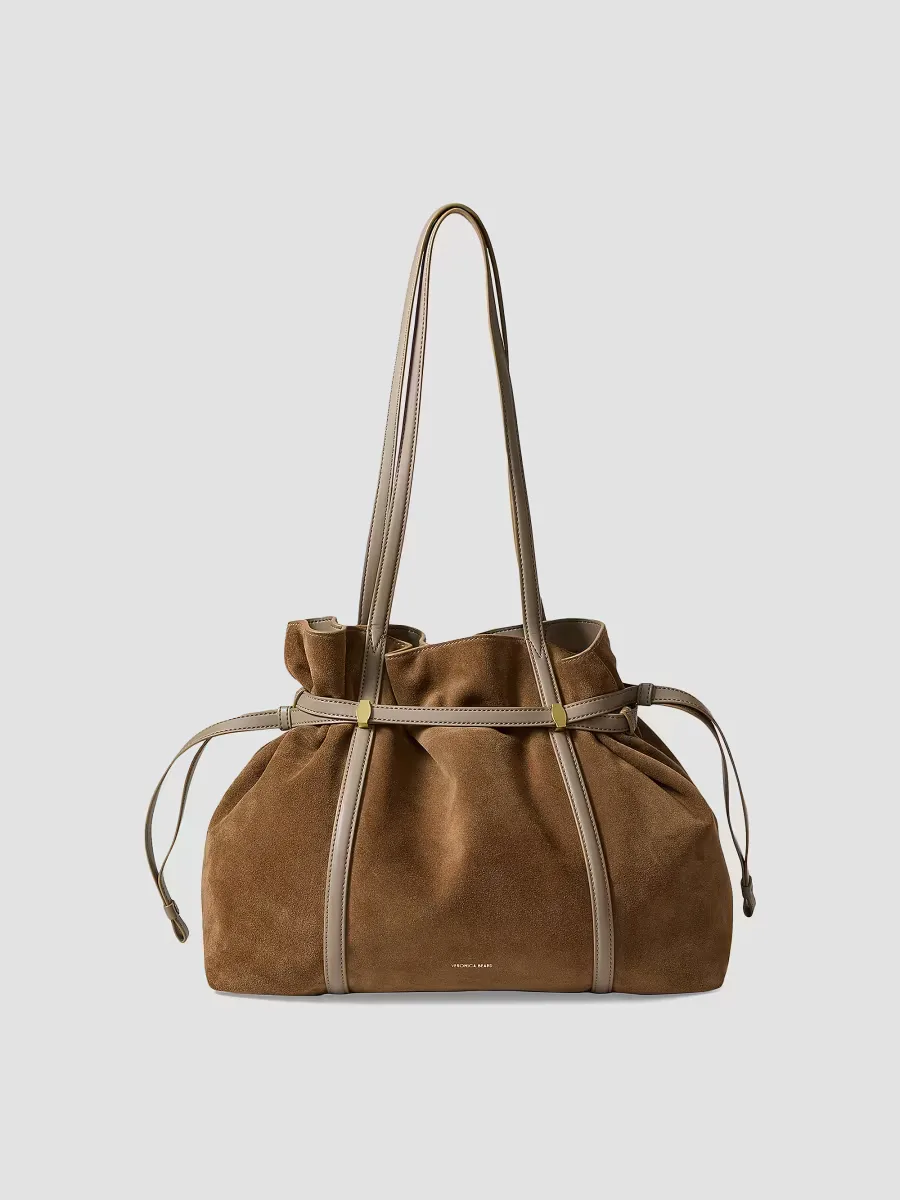 Lasso Suede Tote by Veronica Beard