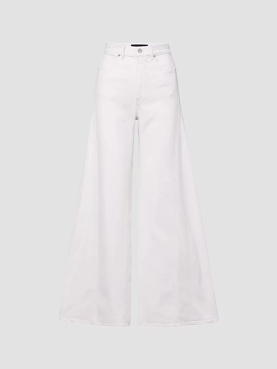 Vicki Spliced Extra Wide-Leg Jeans by Veronica Beard