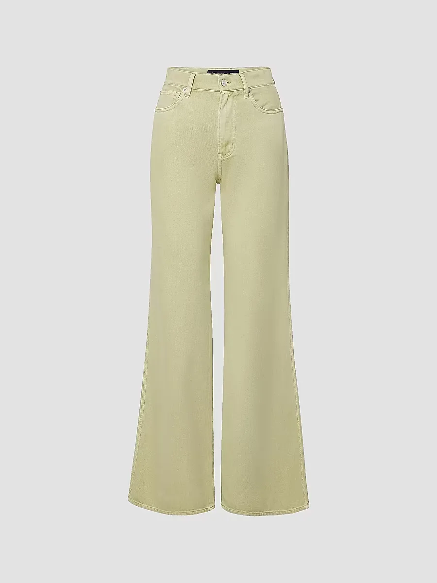 Kasey Mid-Rise Wide-Leg Jeans by Veronica Beard