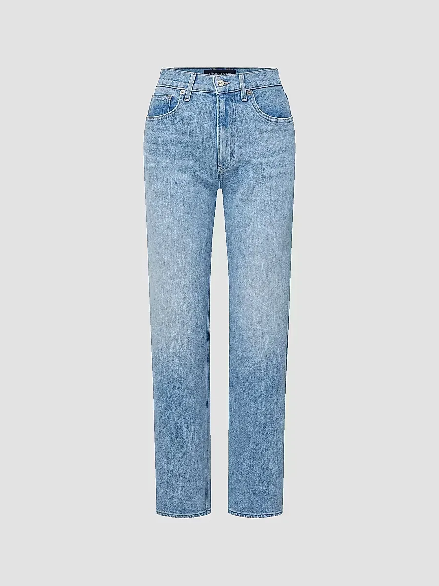 Harley Arc Leg High-Rise Jeans by Veronica Beard