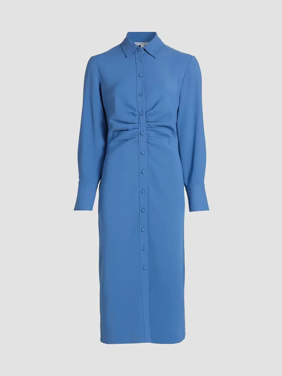 Loxley Cinched Shirtdress by Veronica Beard