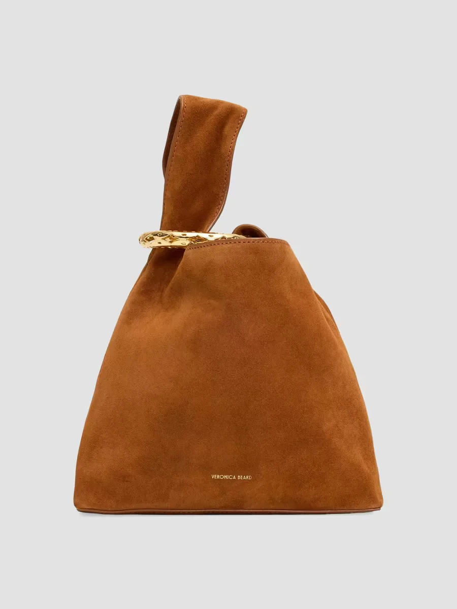 Swing Suede Clutch by Veronica Beard
