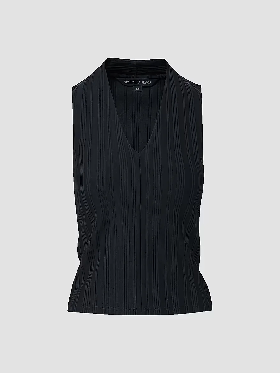 Evania Ribbed Tank by Veronica Beard