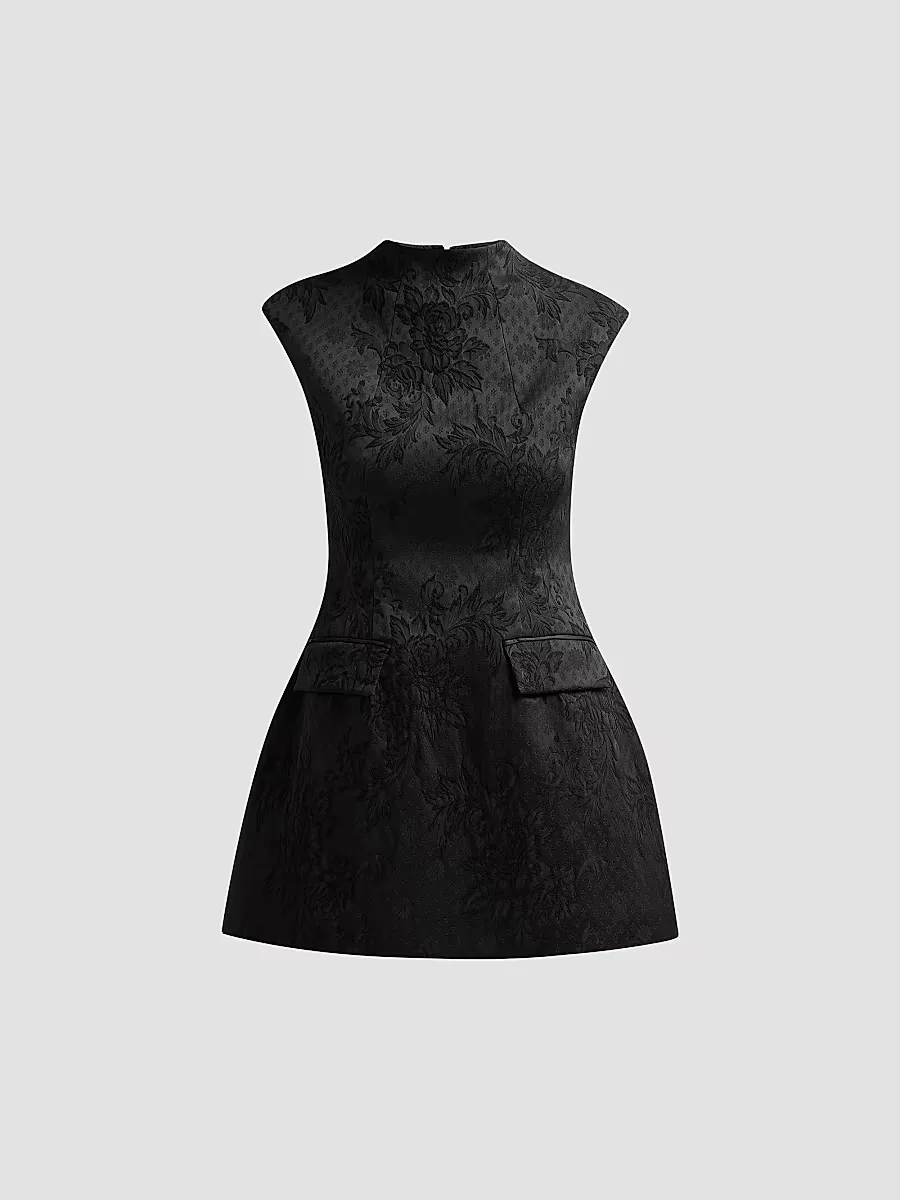 Haworth Jacquard Mini Dress by Veronica Beard