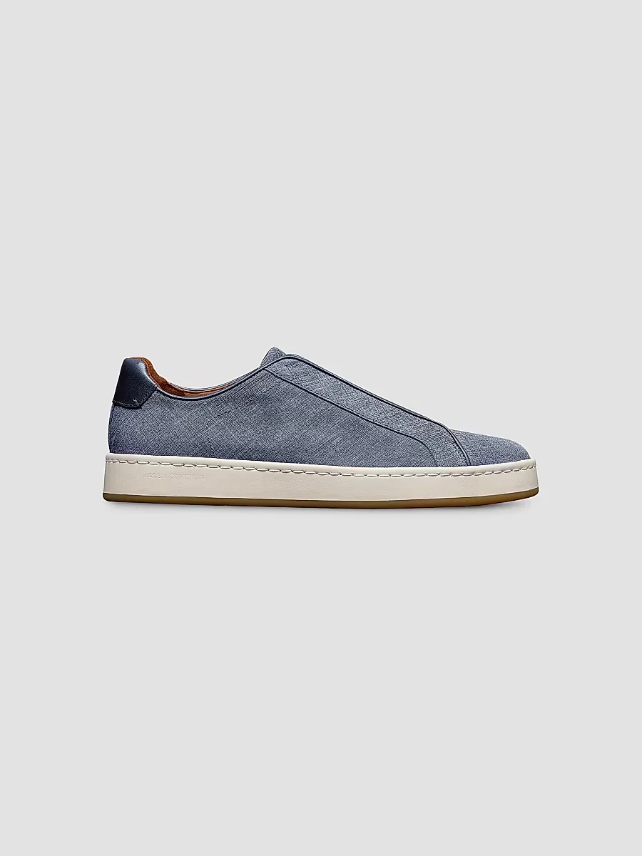 Banks Leather Sneakers - Denim by Allen Edmonds