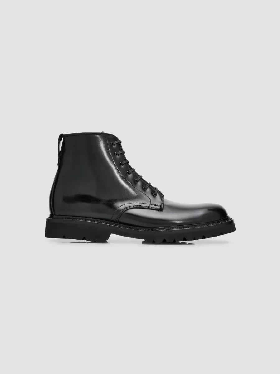 Leather Combat Boots by Allen Edmonds