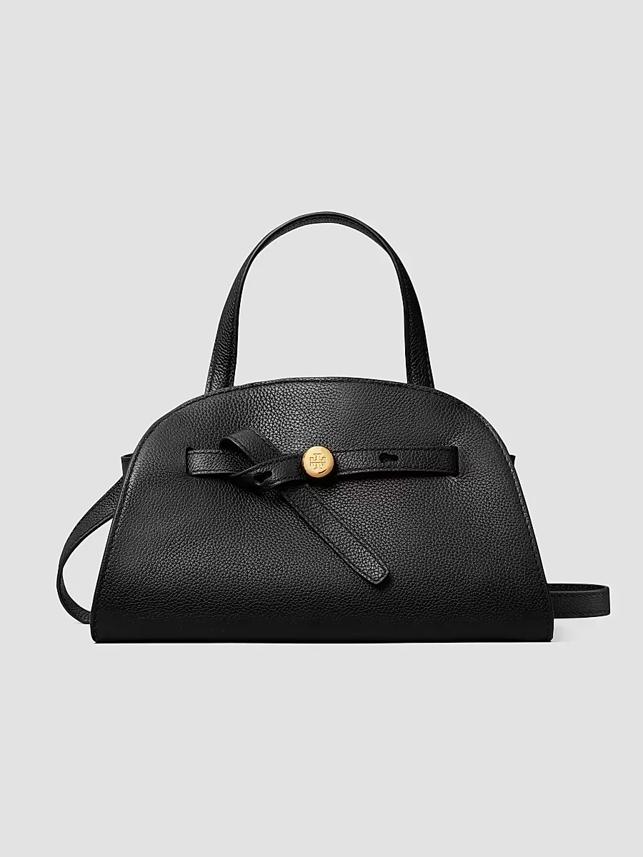 Romy Small Leather Top Handle Bag