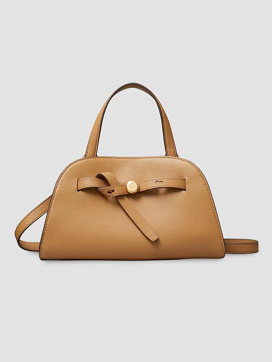 Romy Small Leather Top Handle Bag
