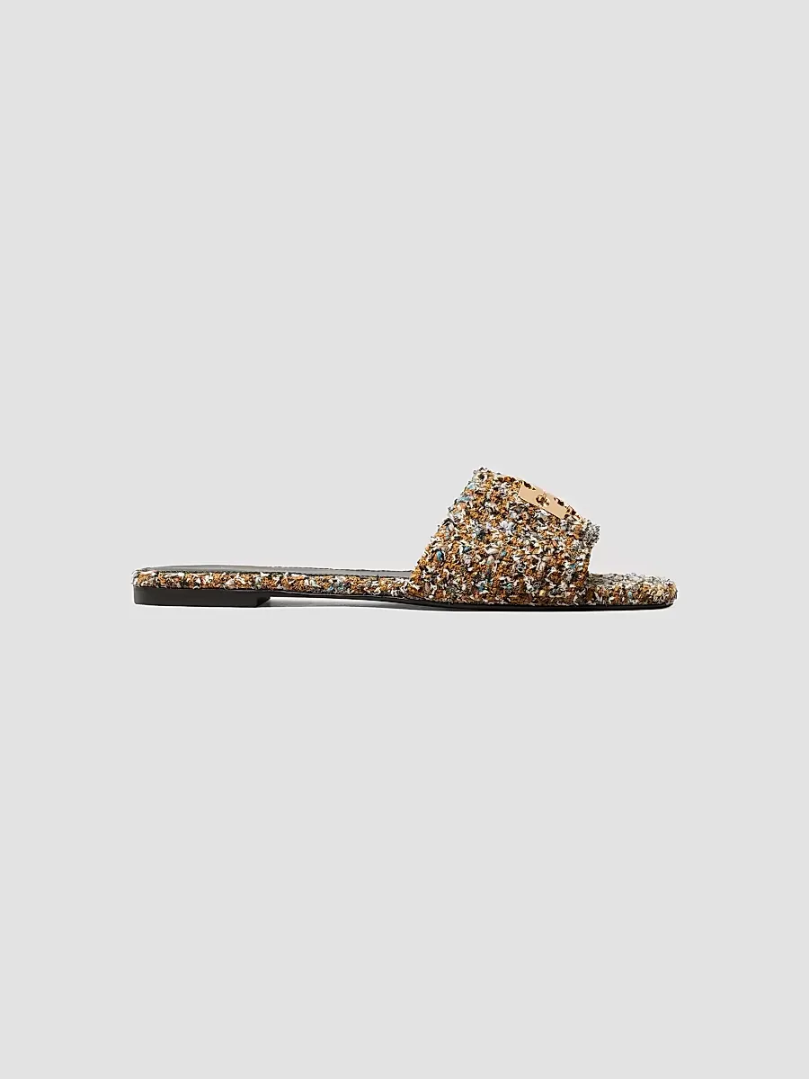 Charlie Tweed Slides by Tory Burch