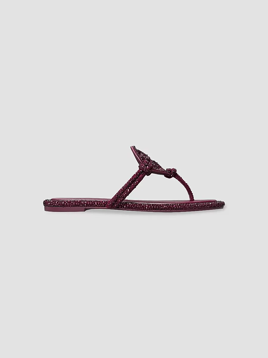 Miller Knotted Flip-Flop Sandals by Tory Burch