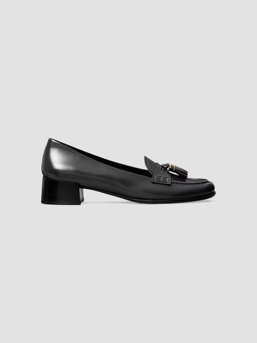 30MM Tassel Leather Loafers by Tory Burch