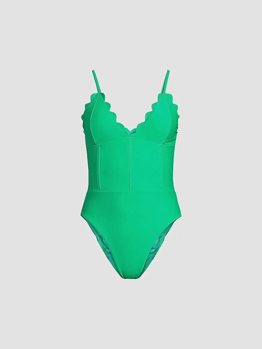 Mikayla Scalloped One-Piece Swimsuit by Ramy Brook