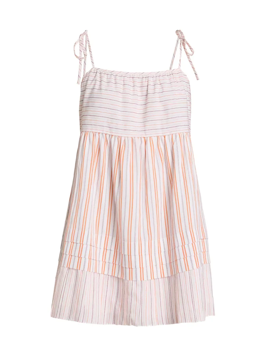 Lacie Striped Minidress by Ramy Brook