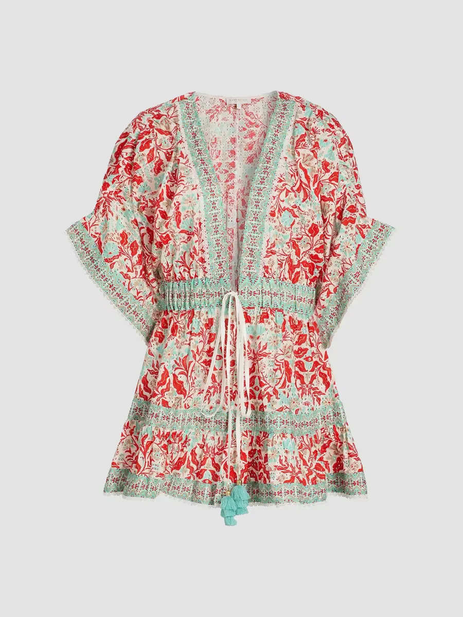 Margo Cotton Cover-Up Minidress by Ramy Brook