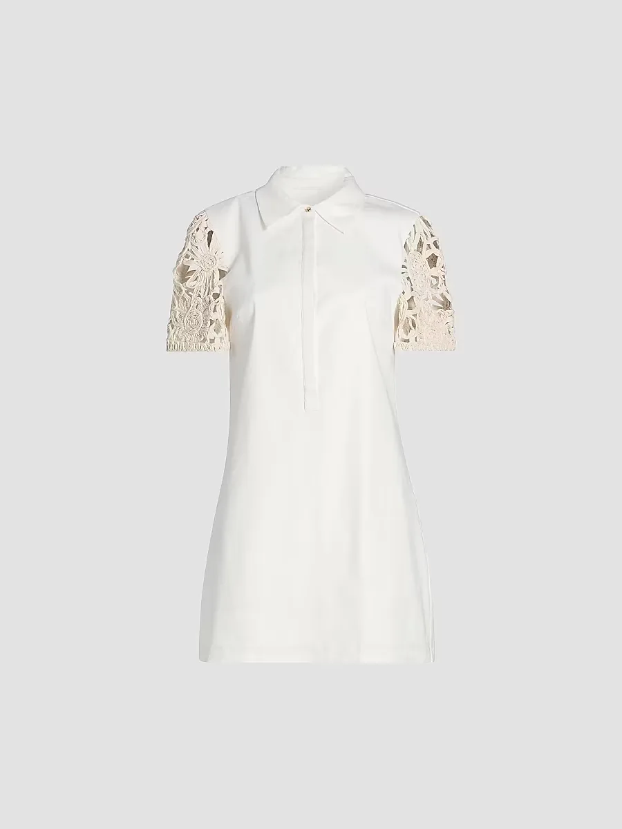 Celine Linen-Blend Minidress by Ramy Brook