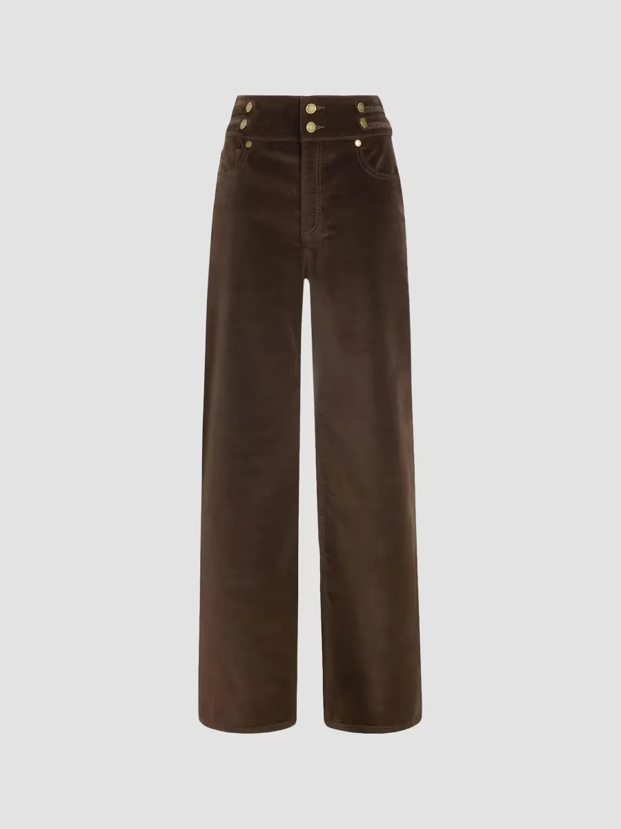 Liv Velveteen High-Rise Jeans by Ramy Brook