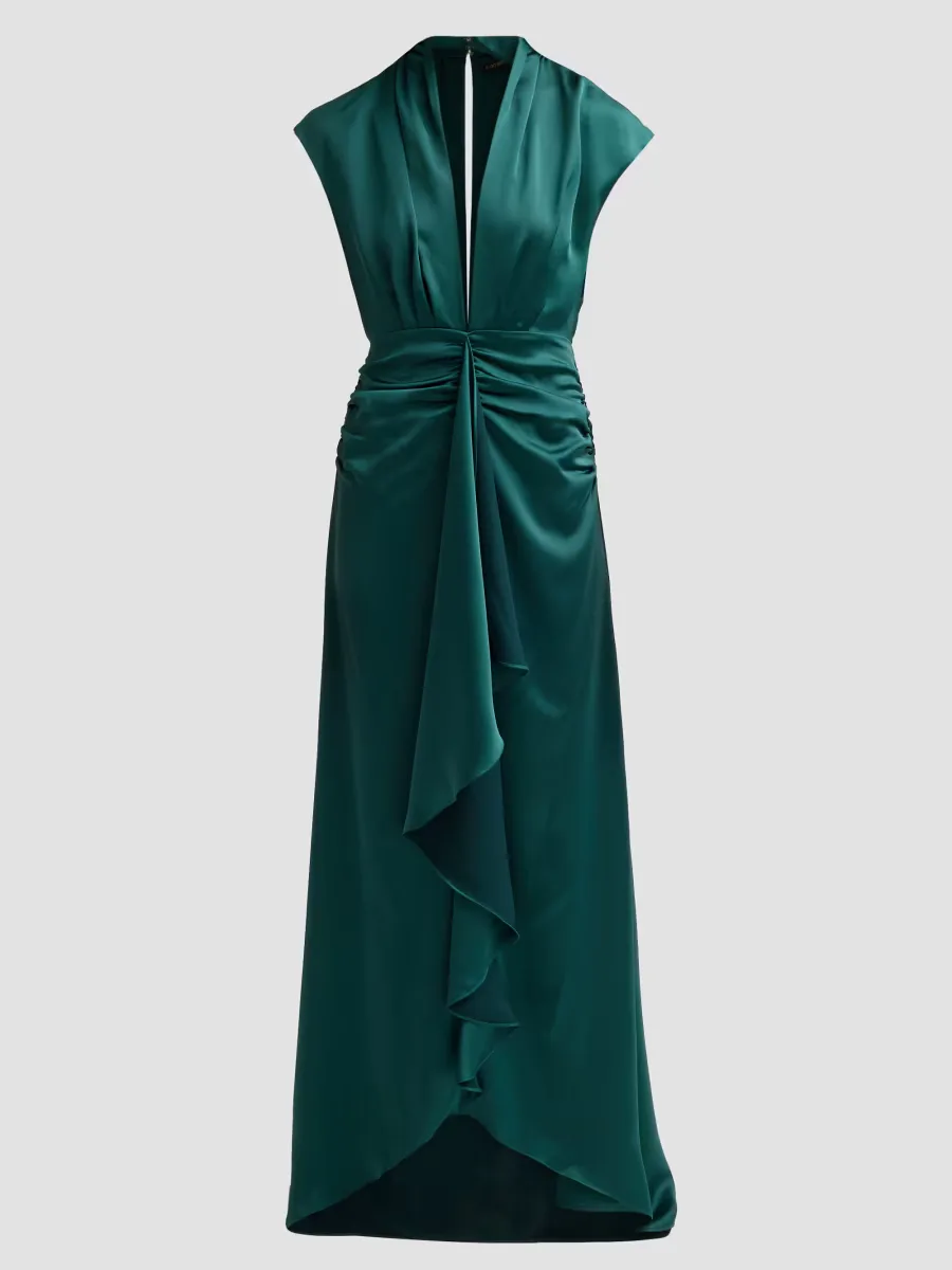 Catrin Waterfall Hi-Low Gown