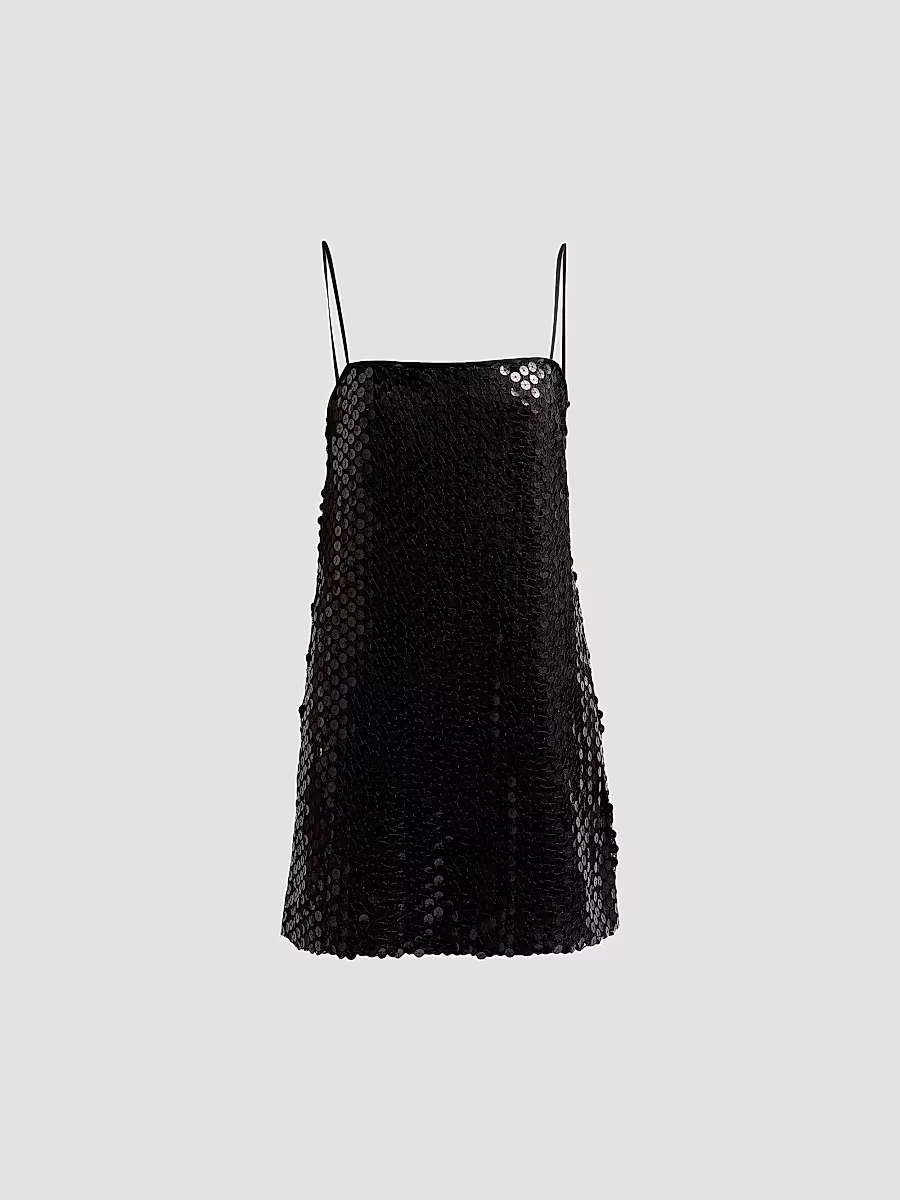 Yvonne Paillette-Embellished Mini Dress