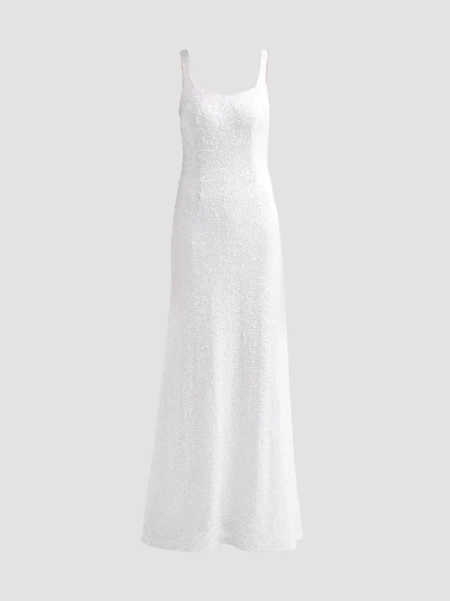 Sequined A-Line Gown by Ramy Brook