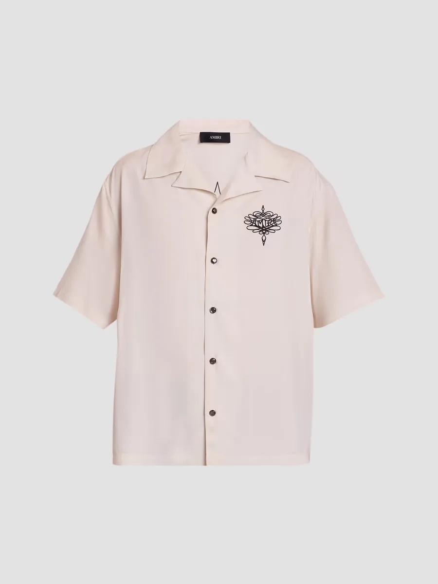 Lasso Logo-Embroidered Camp Shirt