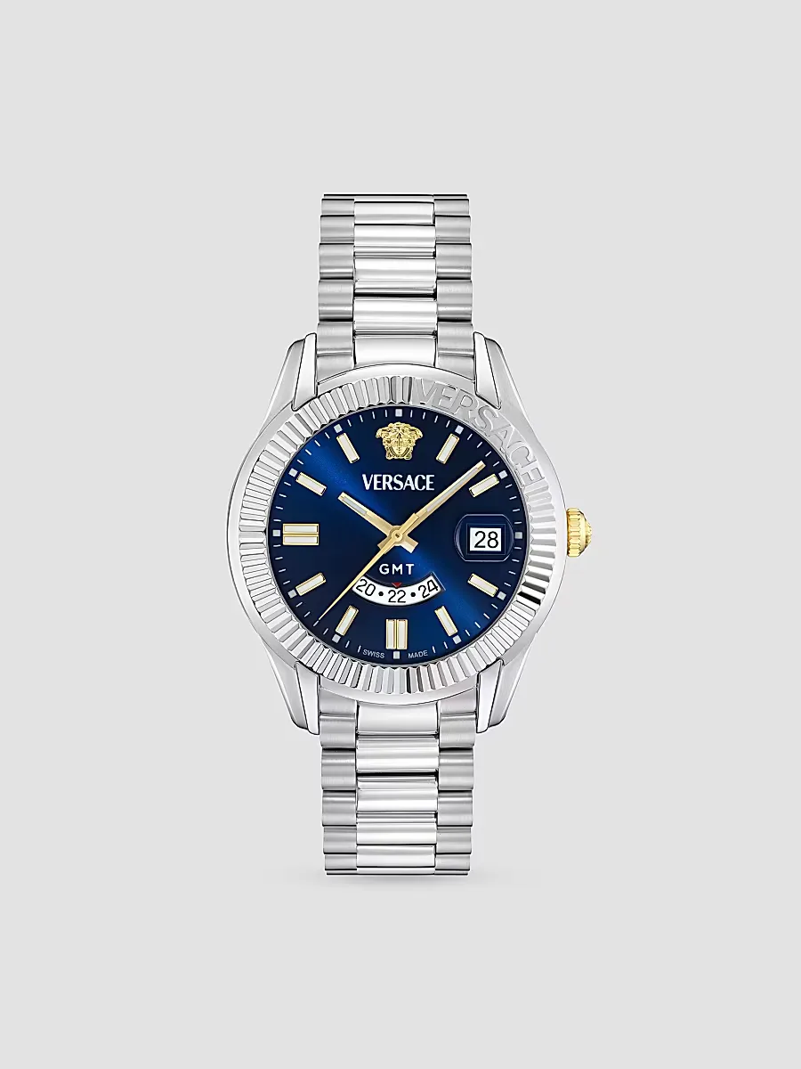 Apodis Stainless Steel Bracelet Watch 41MM by Versace