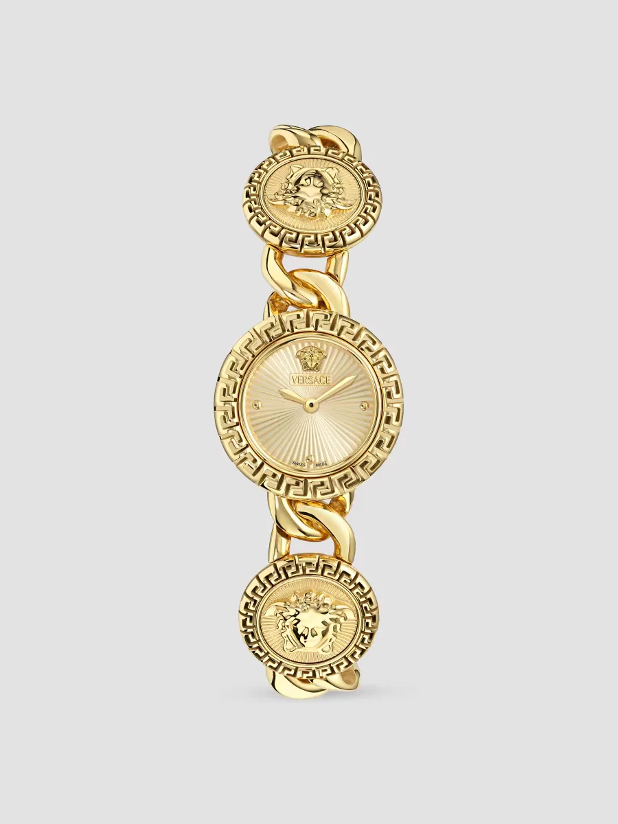 La Greca Stud Icon Goldtone Stainless Steel Bracelet Watch 28MM by Versace